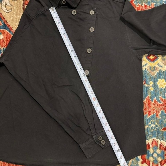 Vintage WAH Maker Frontier Cowboy Bib Shirt Size Large Black - Picture 4 of 7